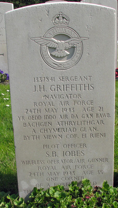 Sgt John Howard Griffiths<br/><br /><br />died May 24th, 1943